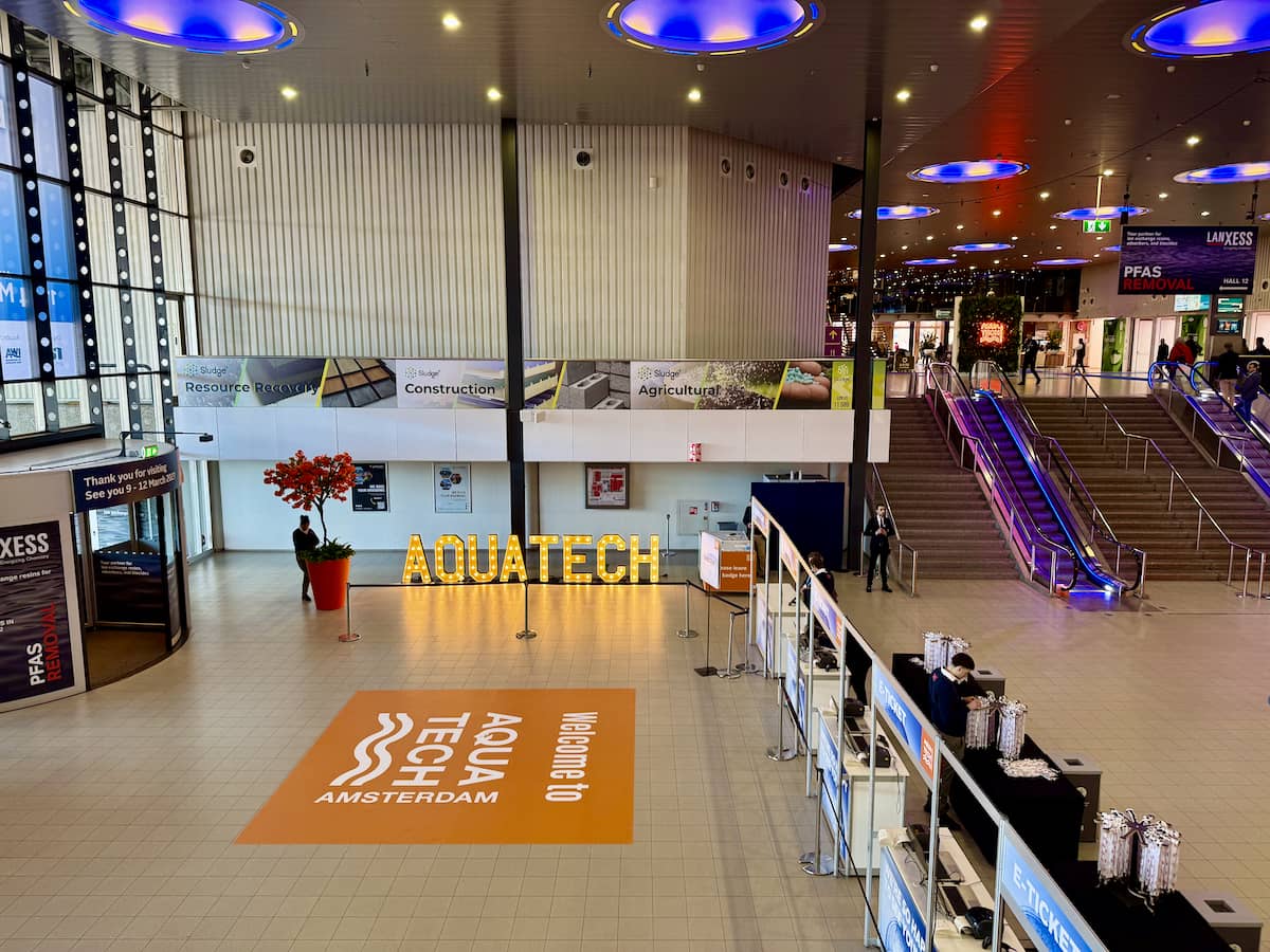 Fiera AquaTech 2025 Amsterdam l'entrata principale